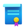 Certificat en 3D